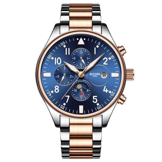INSTOR Executive Blue Chronograph Watch