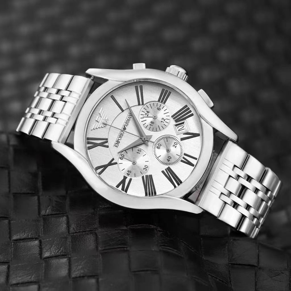 ✨ INSTOR Regal Chronograph Stainless Steel Watch