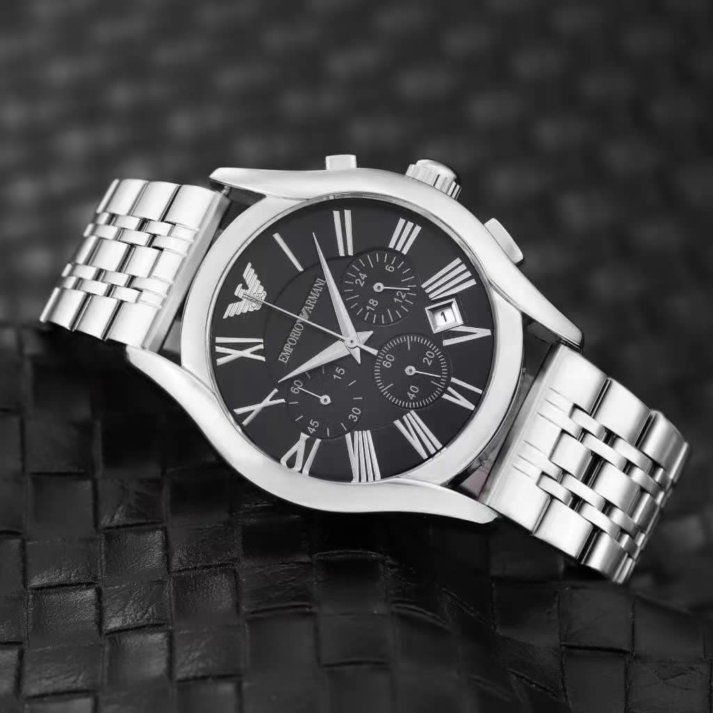 ✨ INSTOR Regal Chronograph Stainless Steel Watch