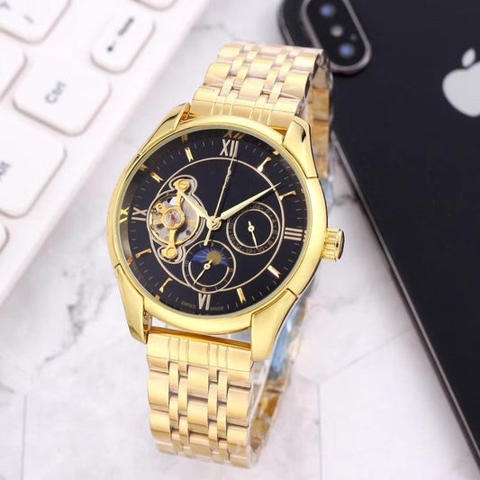 👑 INSTOR Royal Gold Automatic Men's Watch