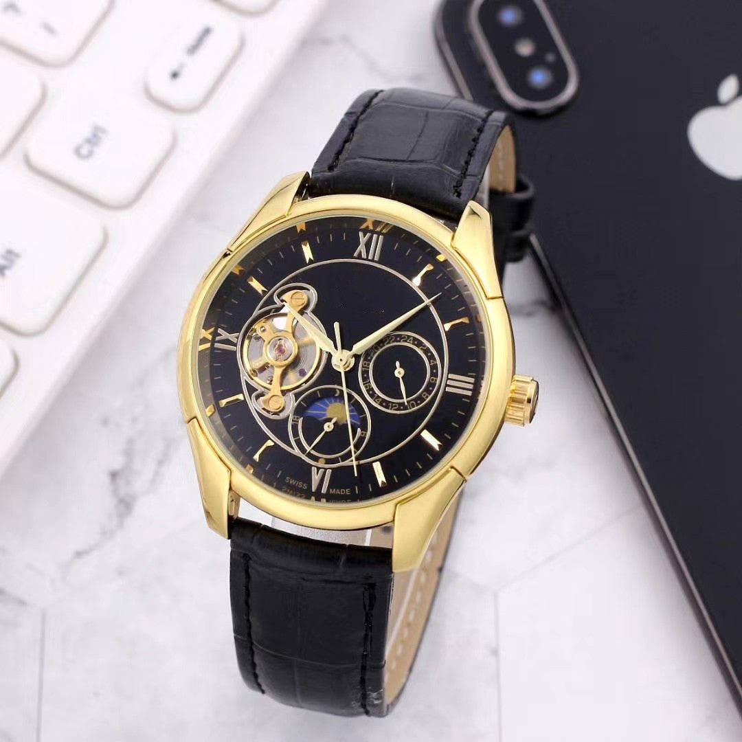 👑 INSTOR Royal Gold Automatic Men's Watch