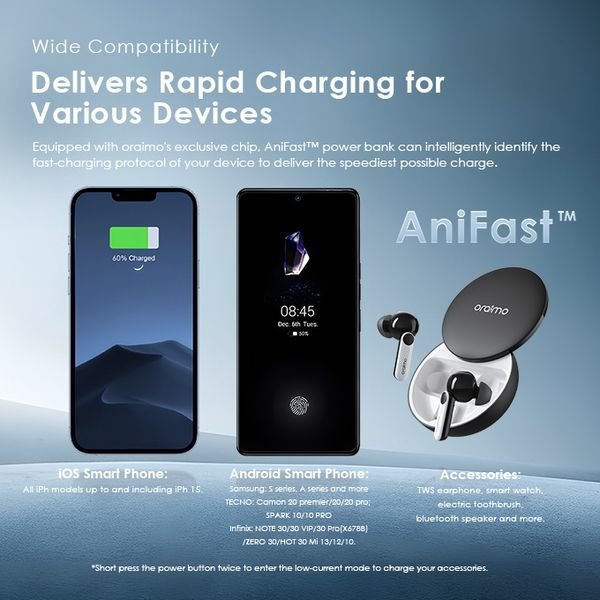 Oraimo - Traveler Flash Power Bank (Original) ©